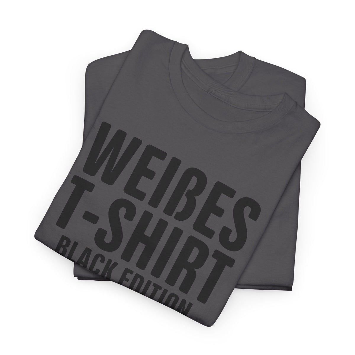 Weißes T-Shirt Black Edition Lustiges Sarkasmus & Ironie Unisex T-Shirt