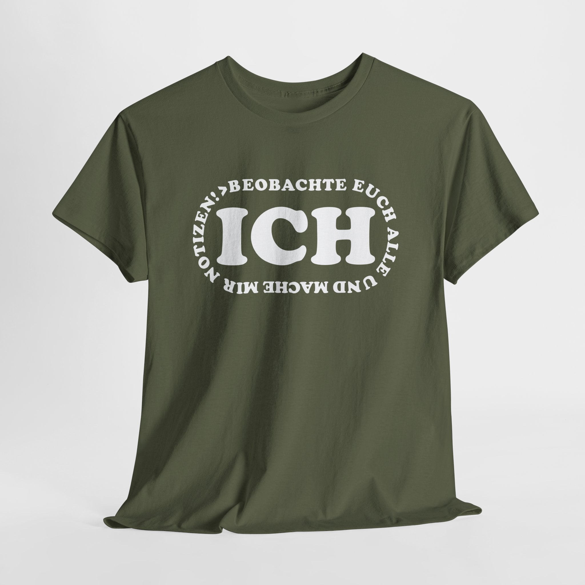 Lustiges T-Shirt mit Spruch Ich beobachte euch alle und mache mir Notizen Fun T-Shirt