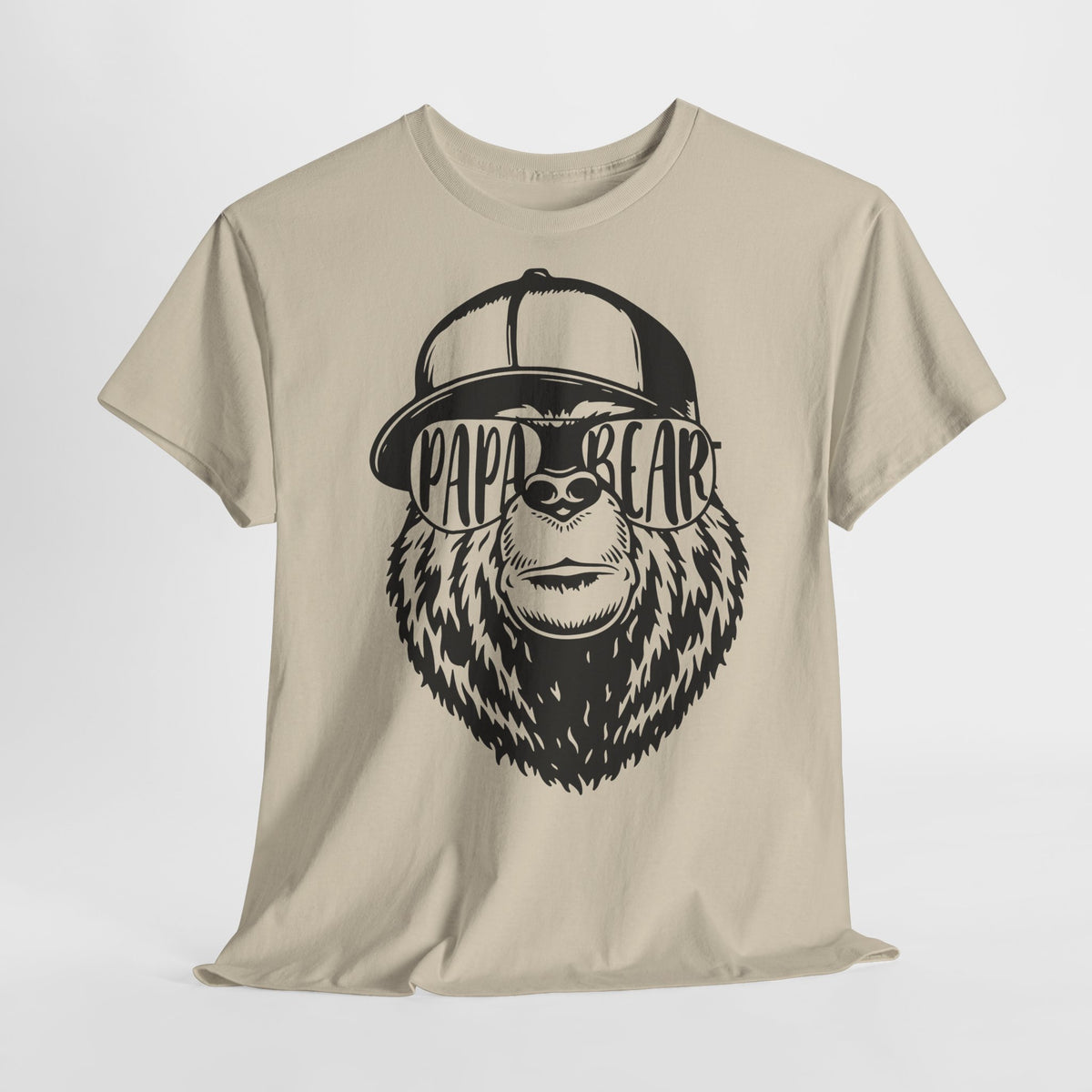 Papa Vatertag Shirt - Papa Bär Papa Bear - Bär mit Sonnenbrille - Lustiges Vatertag Geschenk T-Shirt