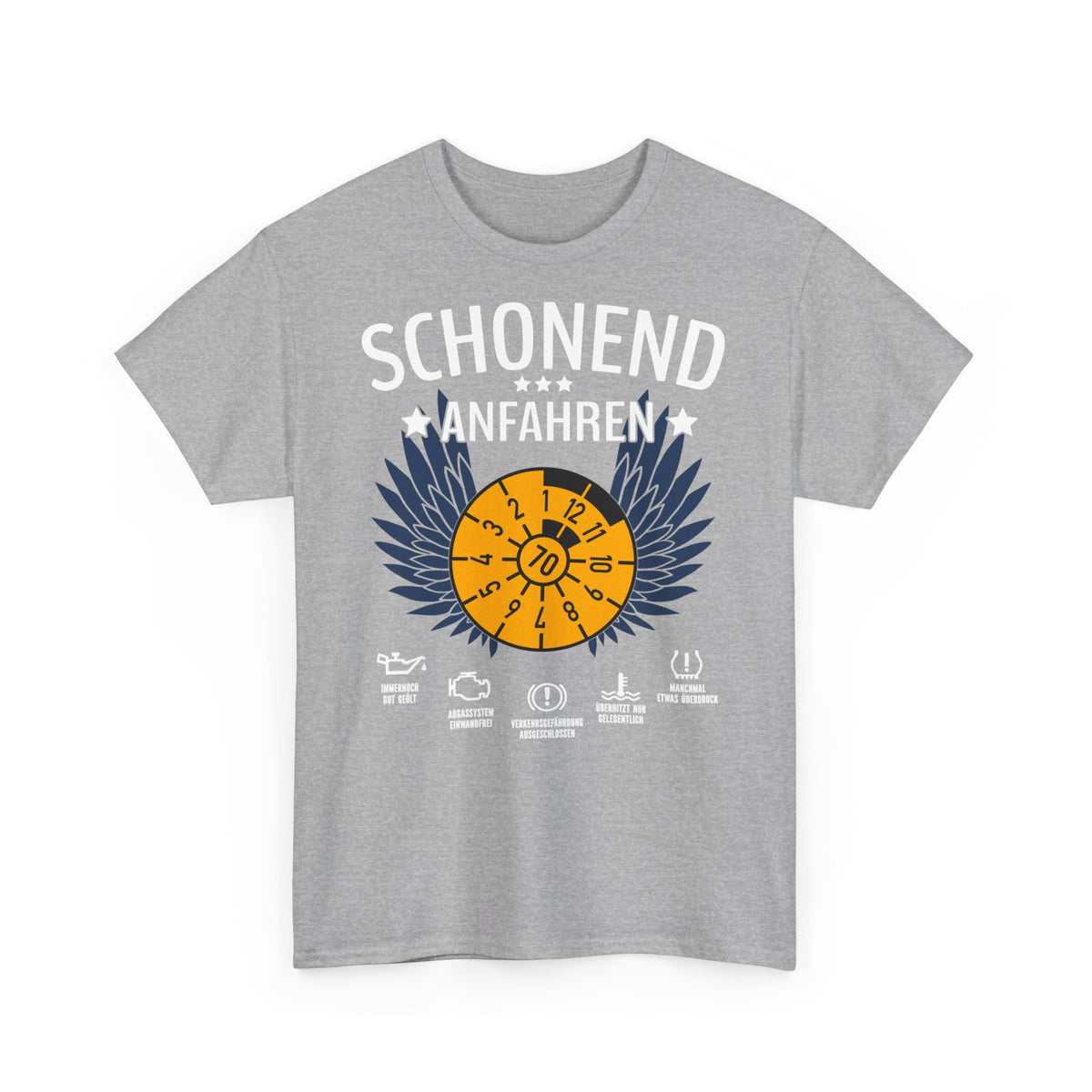 70. Geburtstag TÜV erteilt - Schonend anfahren - Lustiges Geschenk T-Shirt