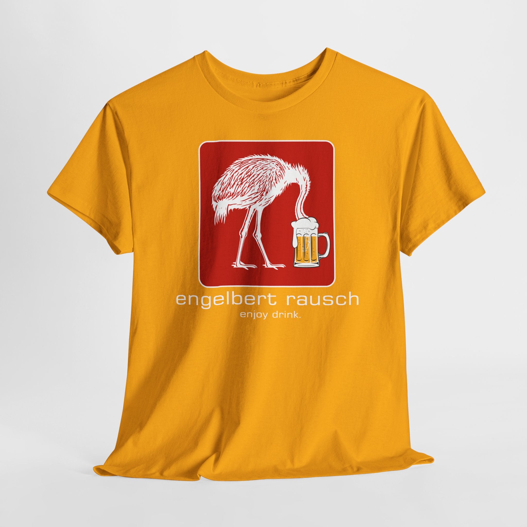 Engelbert Rausch Enjoy Drink Lustiges Parodie Bier Geschenk T-Shirt