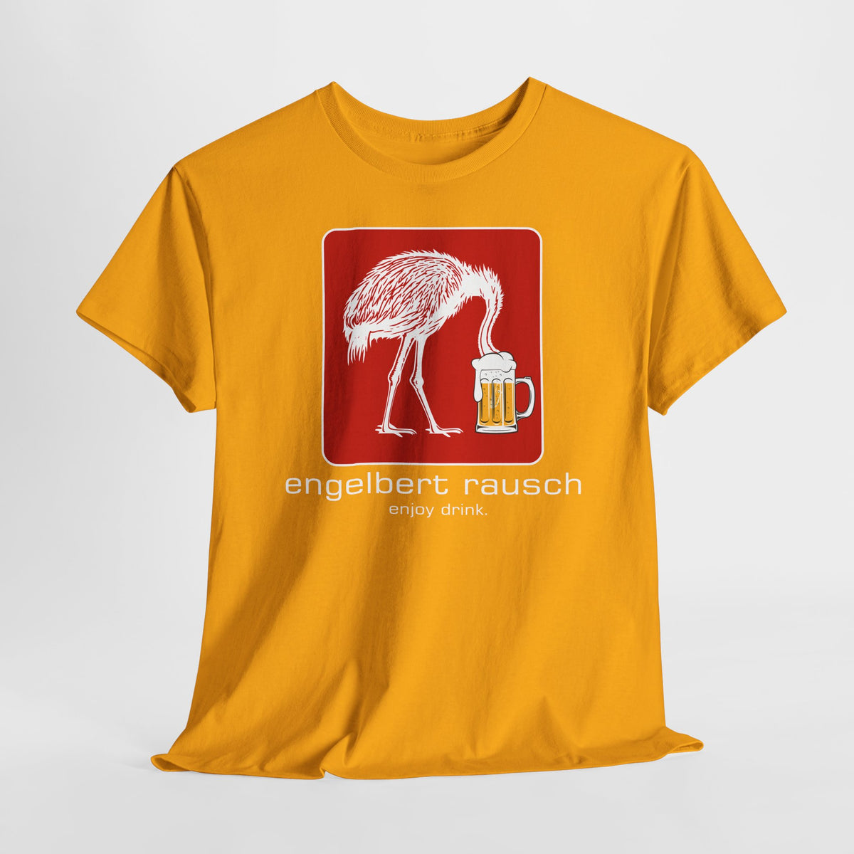 Engelbert Rausch Enjoy Drink Lustiges Parodie Bier Geschenk T-Shirt