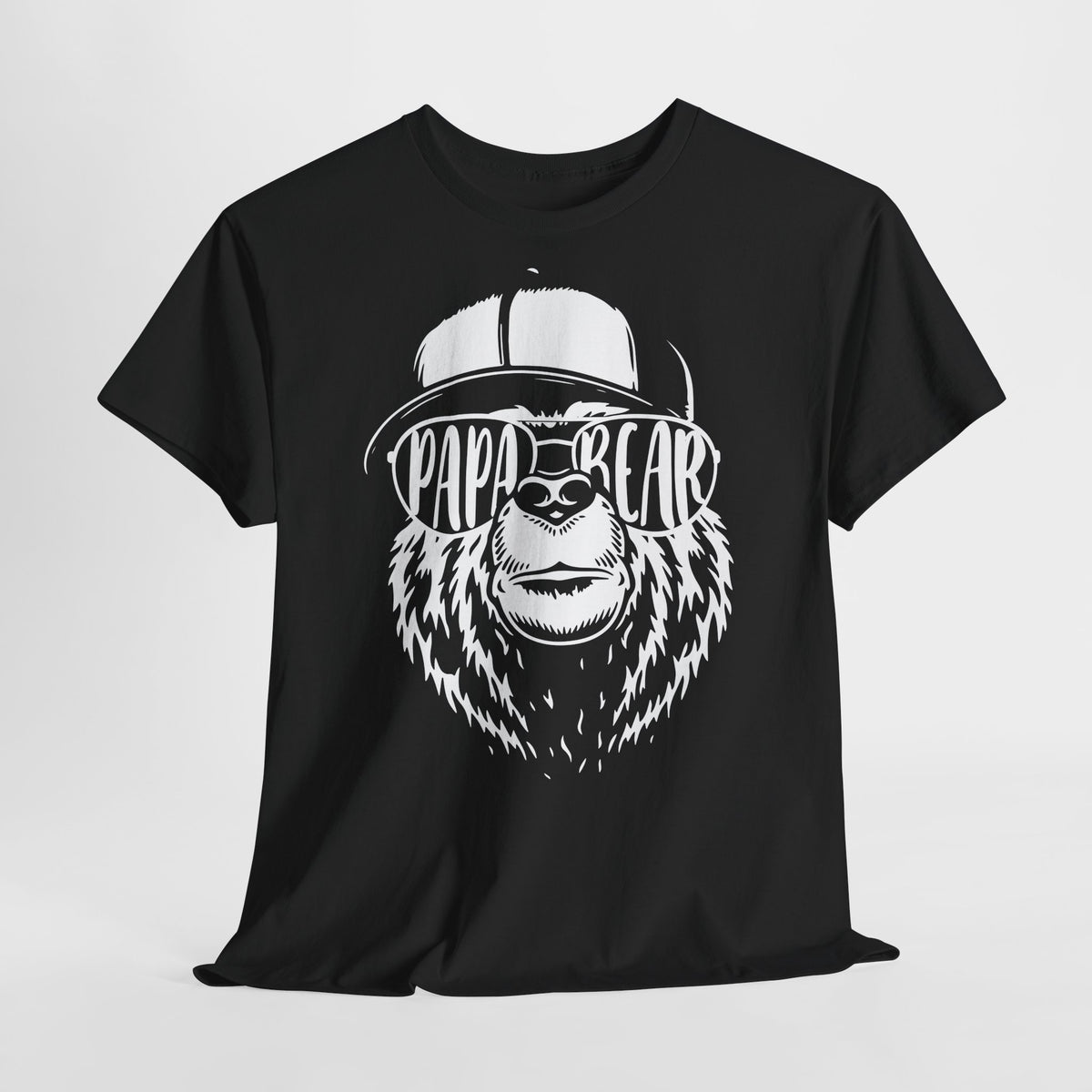 Papa Vatertag Shirt - Papa Bär Papa Bear - Bär mit Sonnenbrille - Lustiges Vatertag Geschenk T-Shirt