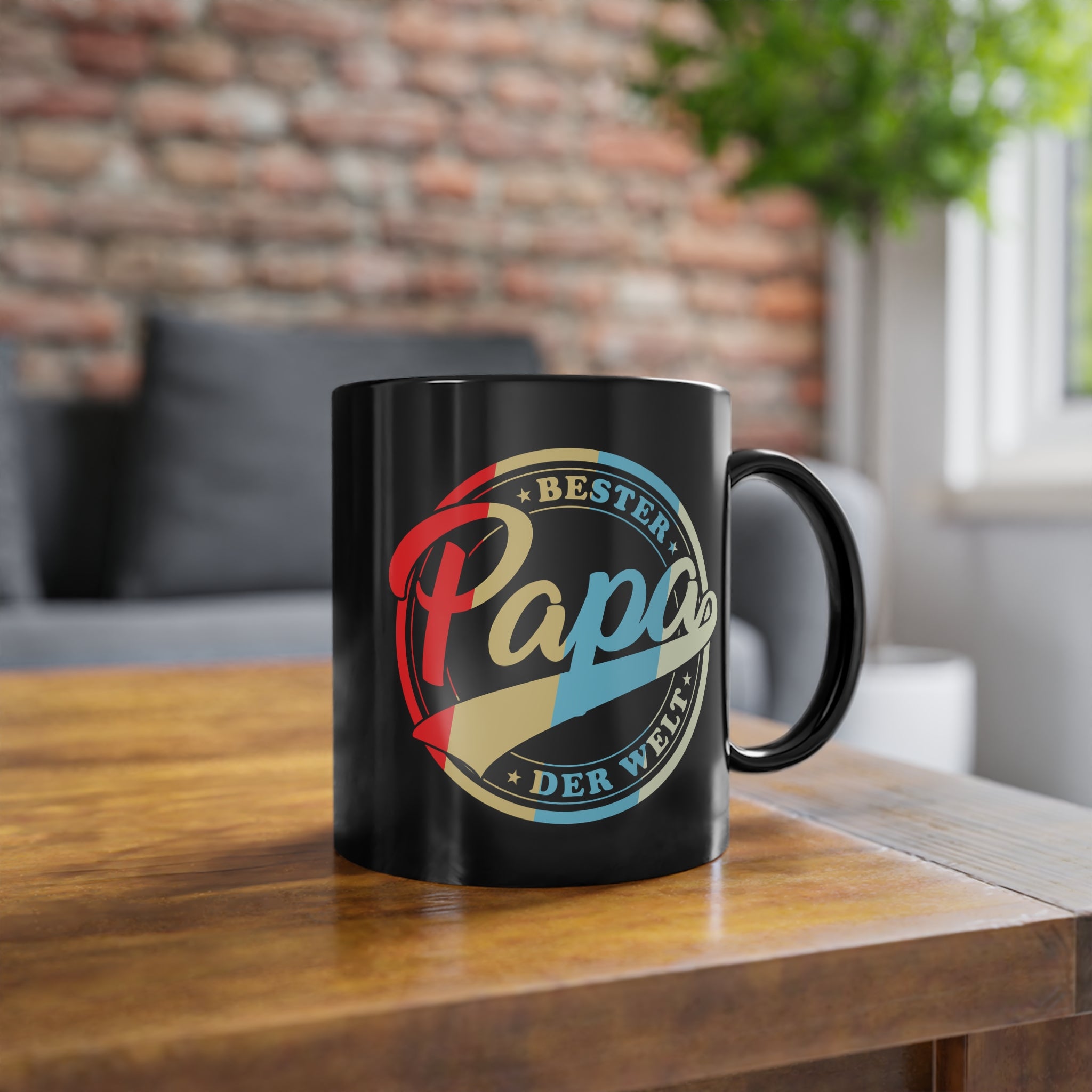 Vatertag Bester Papa der Welt - Retro Style - Lustige Vatertag Geschenk Kaffee Tasse