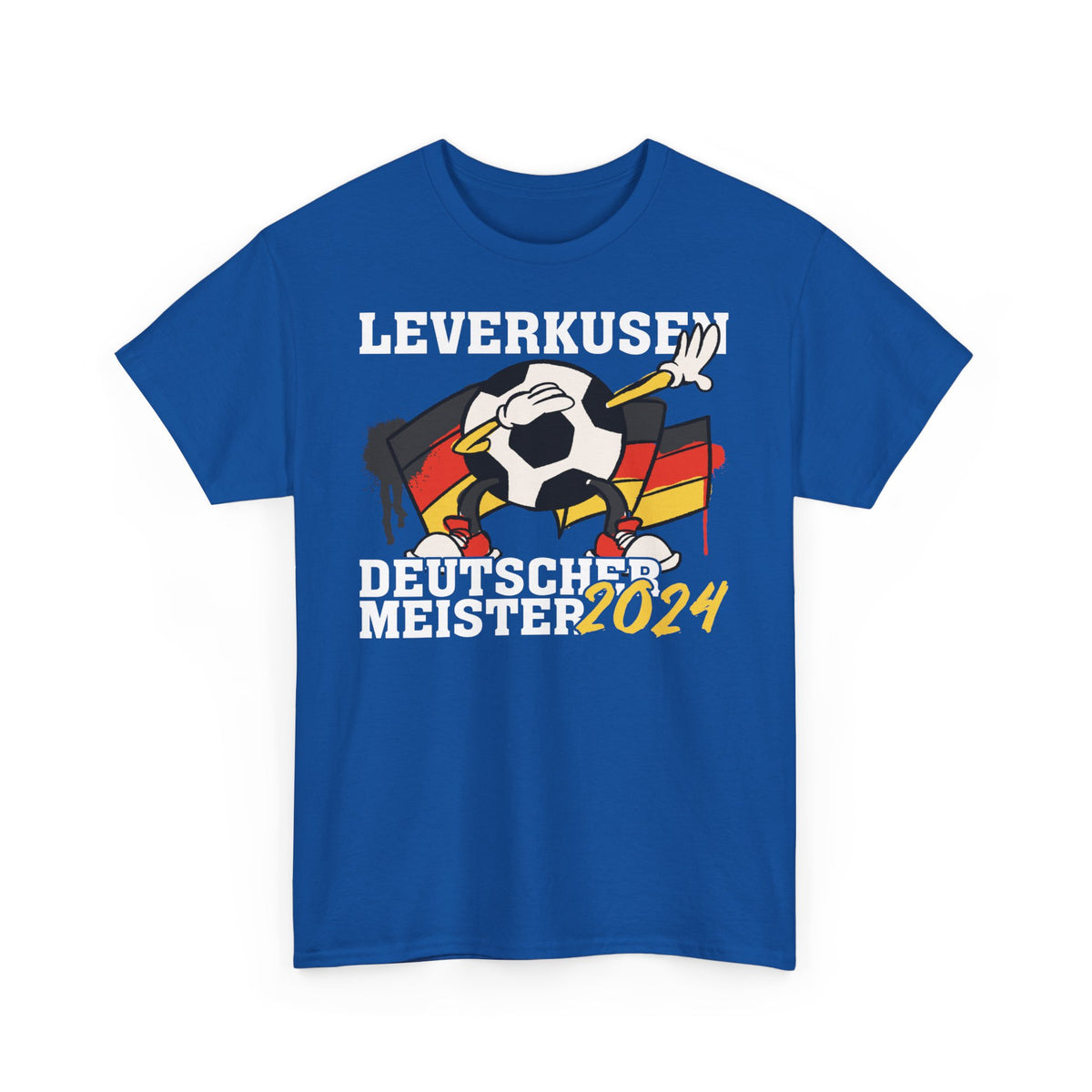 Fußball Verein Leverkusen Deutscher Meister 2024 Tanzender Fußball Fan Heimat Westfalen T-Shirt