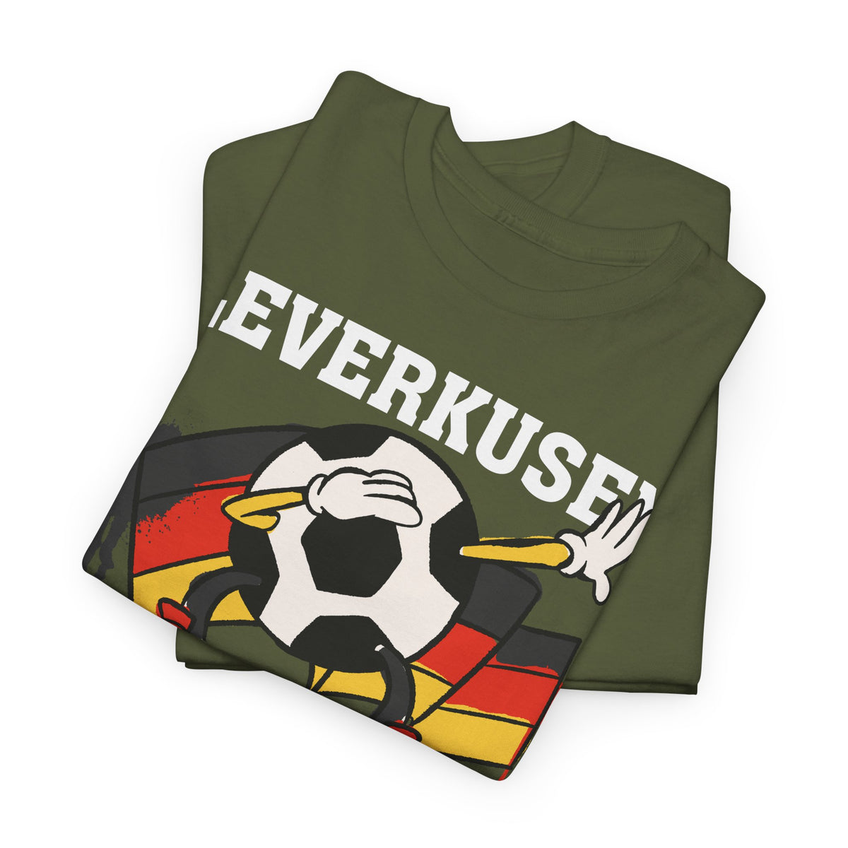 Fußball Verein Leverkusen Deutscher Meister 2024 Tanzender Fußball Fan Heimat Westfalen T-Shirt