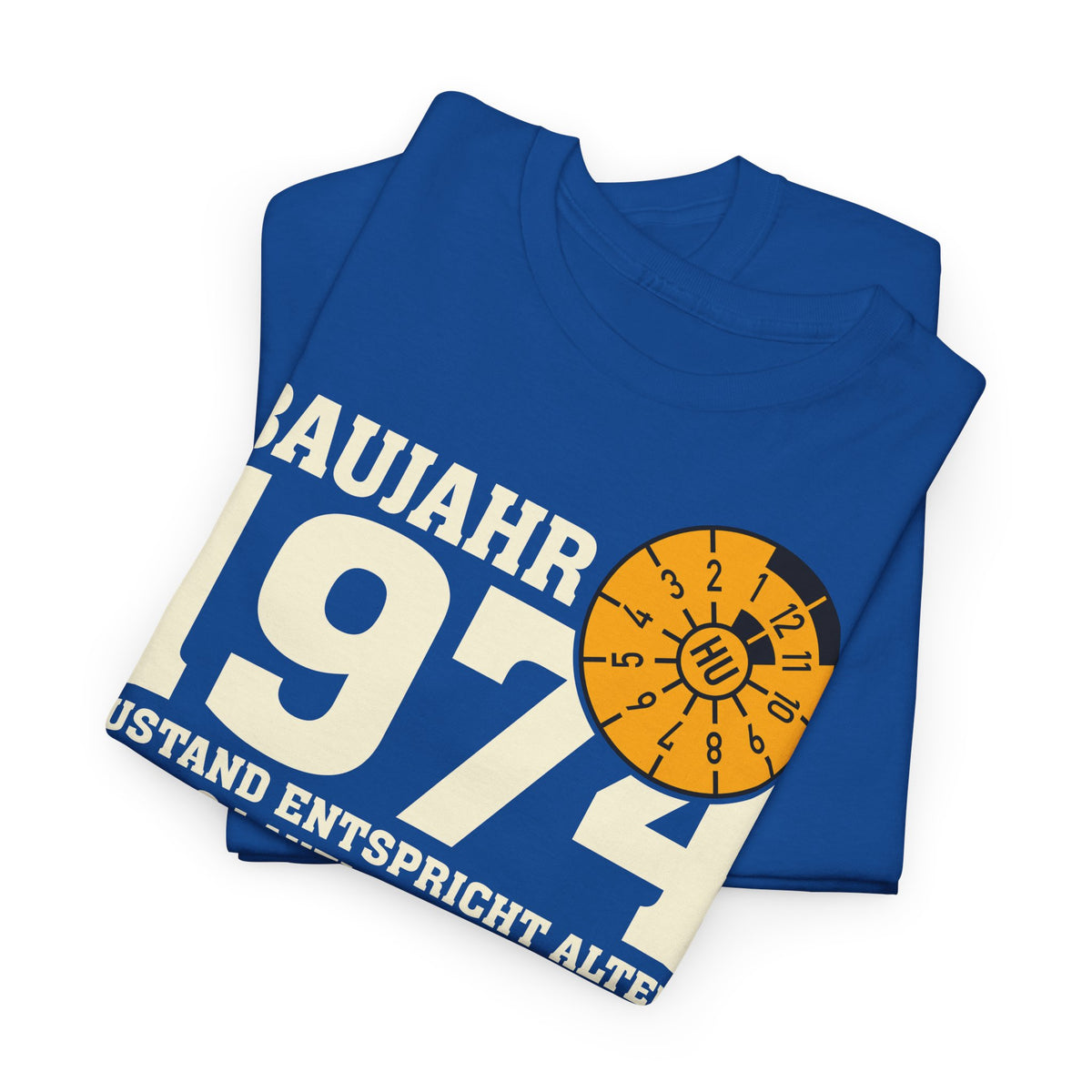 Geburtstag TÜV Baujahr 1974 Zustand entspricht Alter und Laufleistung Lustiges Geschenk Unisex T-Shirt