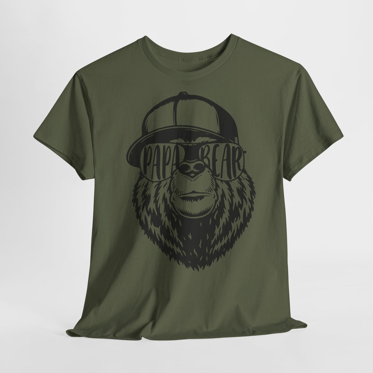Papa Vatertag Shirt - Papa Bär Papa Bear - Bär mit Sonnenbrille - Lustiges Vatertag Geschenk T-Shirt