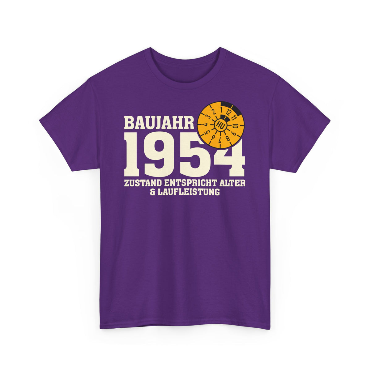 Geburtstag TÜV Baujahr 1954 Zustand entspricht Alter und Laufleistung Lustiges Geschenk Unisex T-Shirt