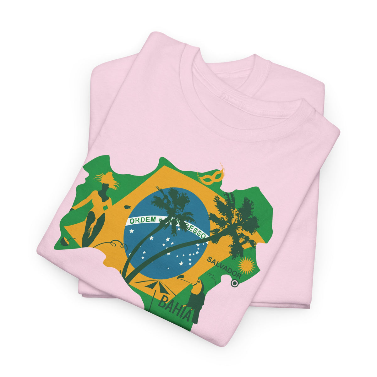 Brasilianische Flagge Brasilien Salvador Bahia Unisex T-Shirt