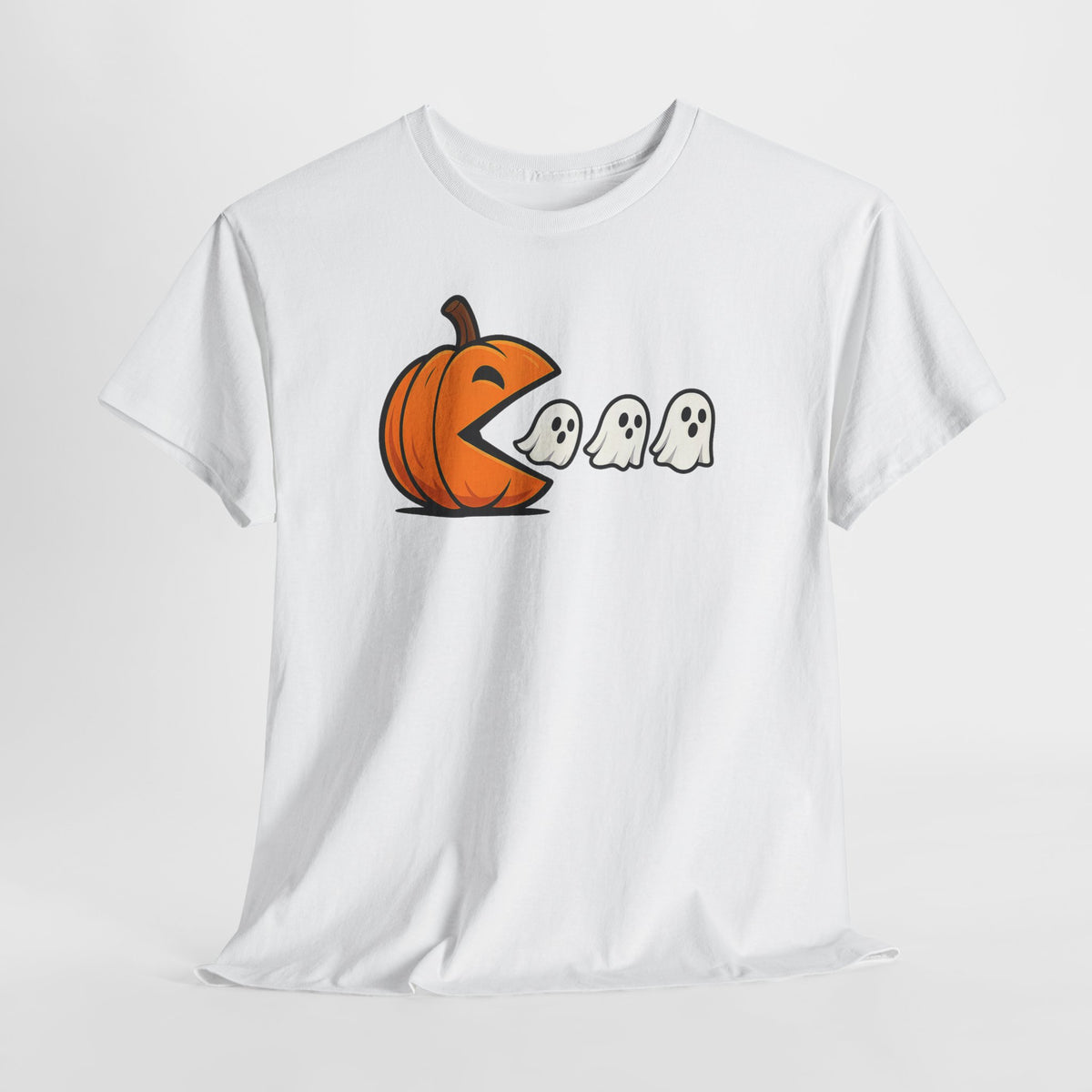Halloween Shirt - Kürbis frisst Geister – Humorvolles Bier T-Shirt