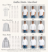 Größentabelle Shirt Sweatshirt Hoodie mit Referenz Model Mann