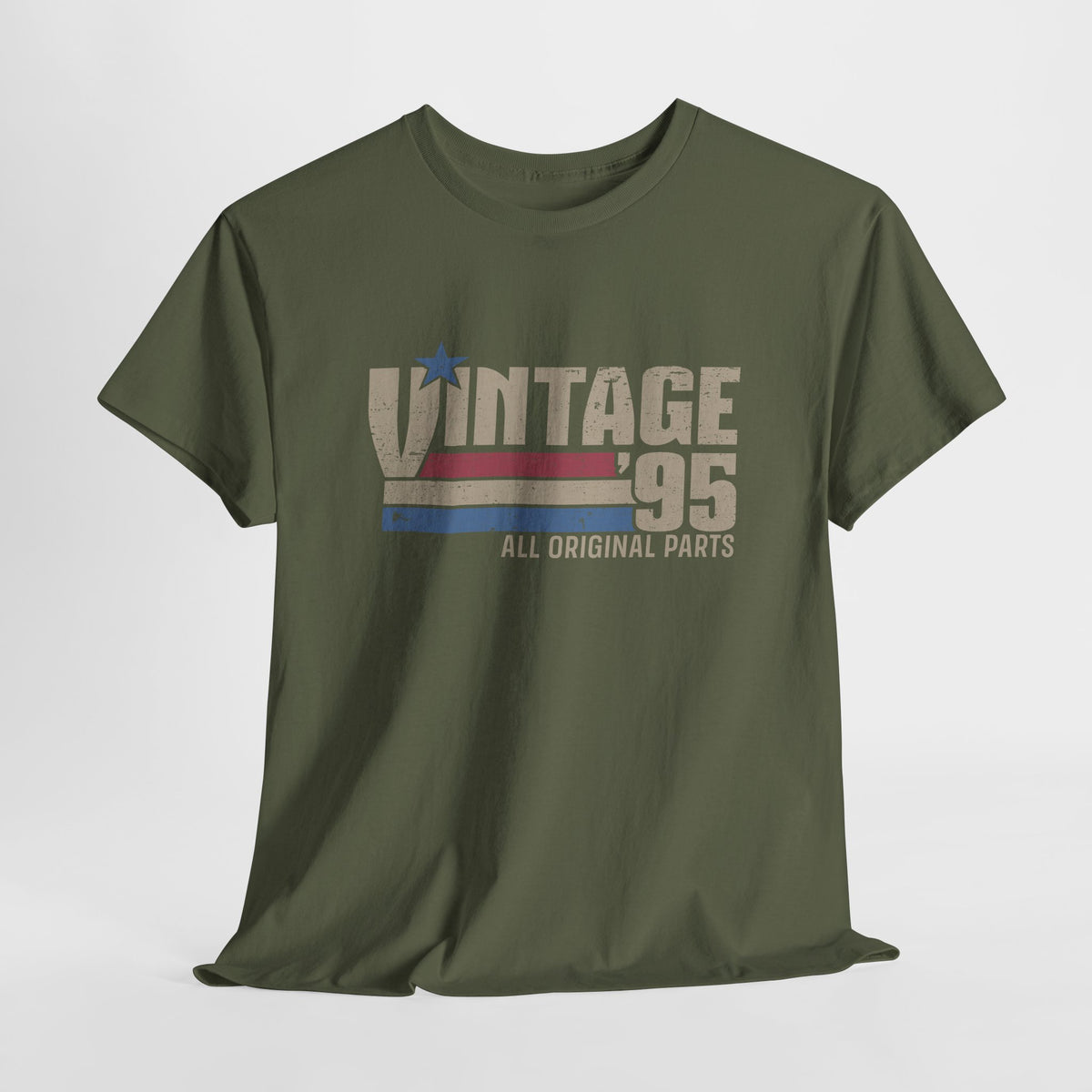 30. Geburtstag Jahrgang 1995 Vintage 95 Original Parts Retro Geschenk T-Shirt