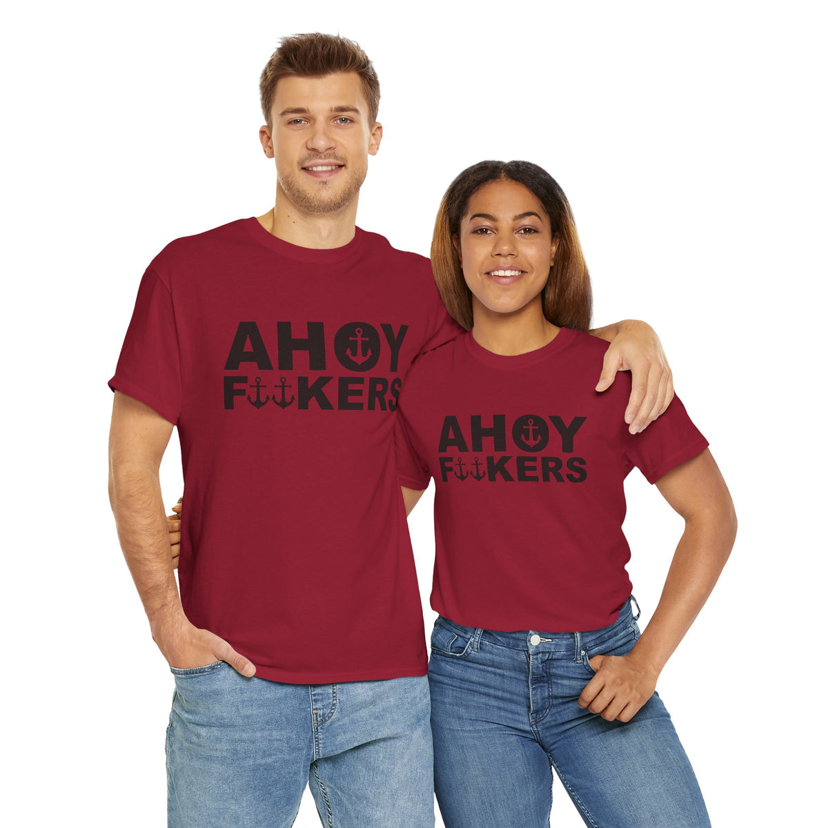 Norddeutsche Ahoi F**kers Lustiges Shirt Nordisch Unisex T-Shirt