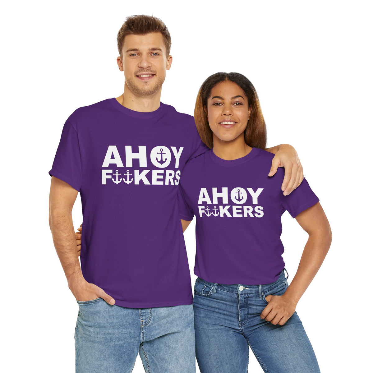 Norddeutsche Ahoi F**kers Lustiges Shirt Nordisch Unisex T-Shirt
