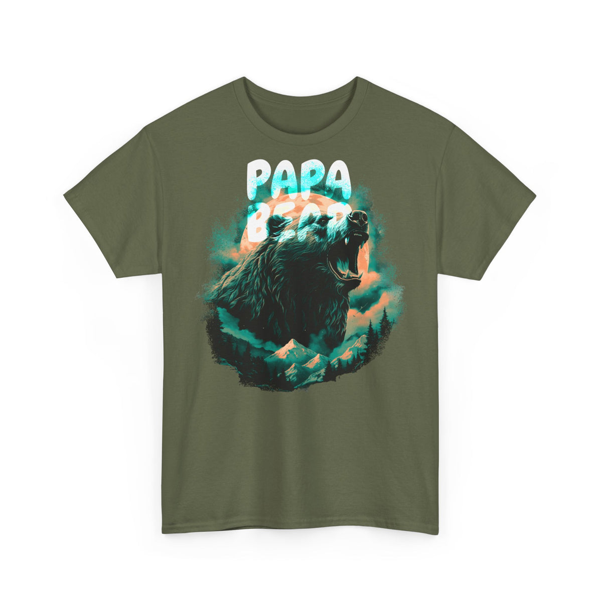 Papa Bär - Papa Bear - Vater Shirt Geschenk für Papa