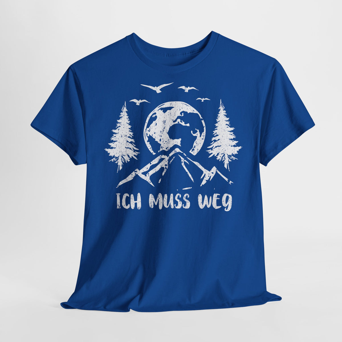 Bergmensch Berge Wandern Natur Shirt Ich Muss Weg Lustiges Geschenk T-Shirt