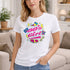 80er 90er Jahre Party Thema Party Outfit 80s Girl Frauen Premium T-Shirt – weiß
