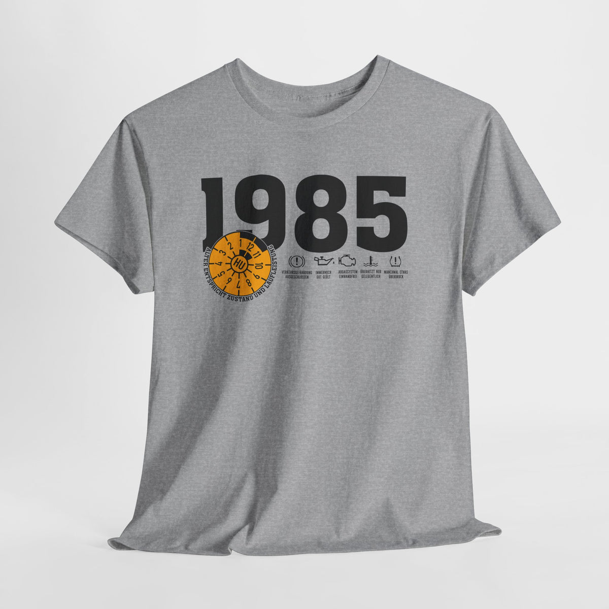 40 Geburtstag Jahrgangs-Shirt 1985 – TÜV Stempel Design - Entspricht Zustand und Laufleistung