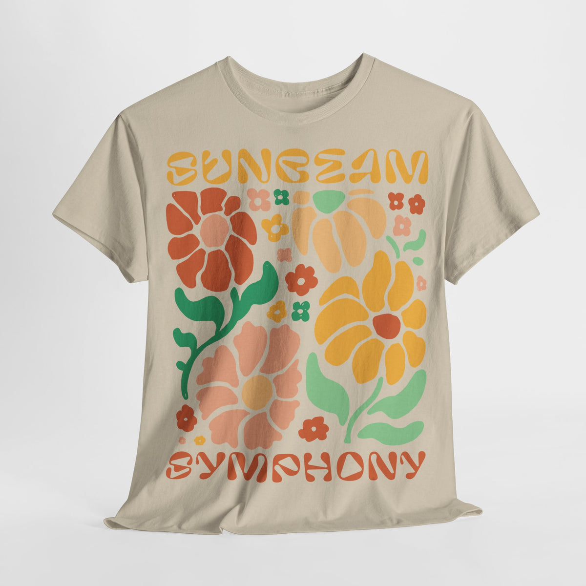 70s Style Flower Blumen - Sunbeam Symphony T-Shirt
