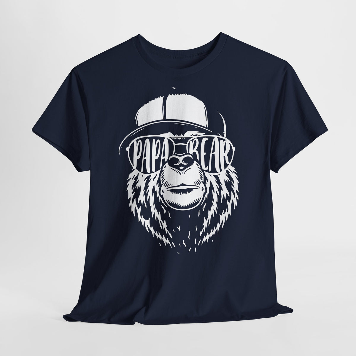 Papa Vatertag Shirt - Papa Bär Papa Bear - Bär mit Sonnenbrille - Lustiges Vatertag Geschenk T-Shirt