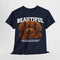 Kopfüber Teddy Bär T-Shirt – Realistisches Plüsch-Design