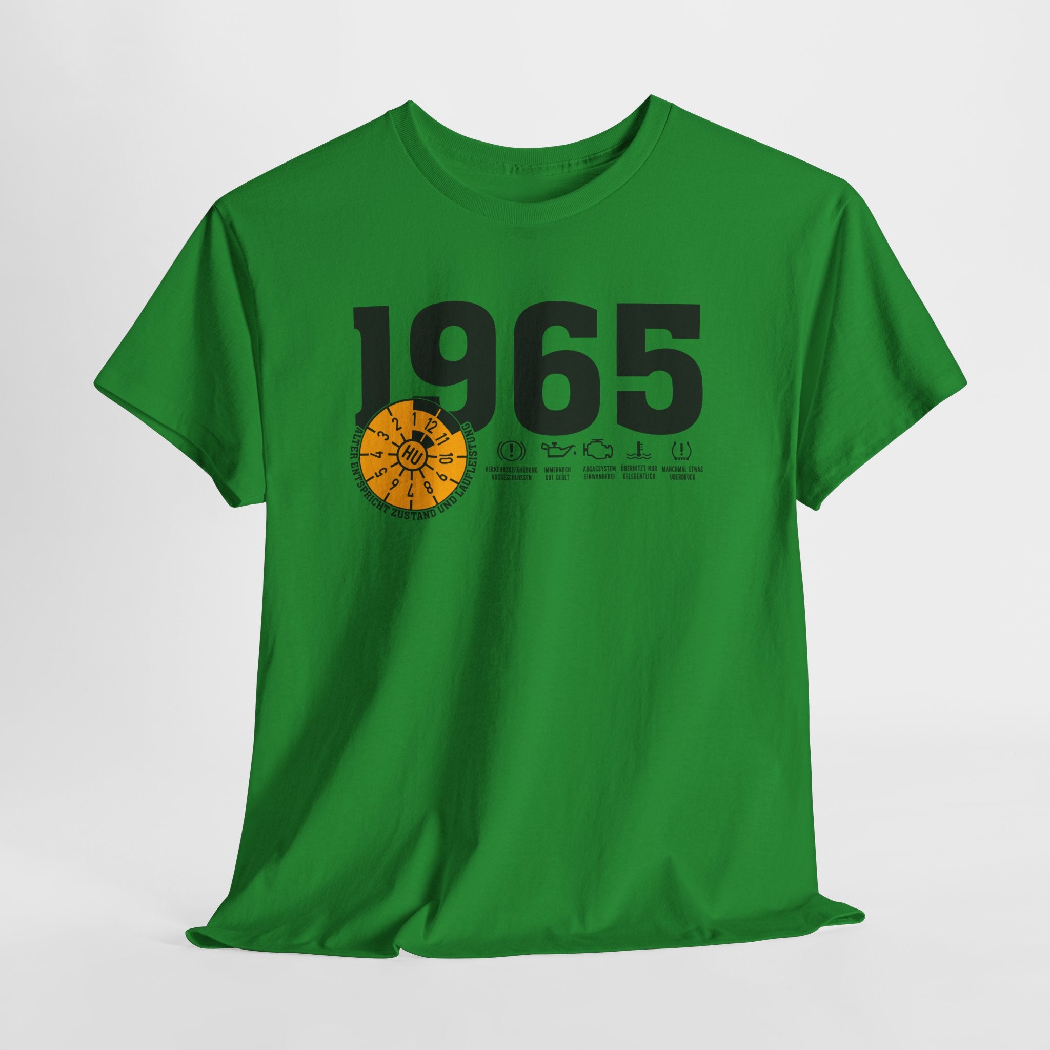 60 Geburtstag Jahrgangs-Shirt 1965 – TÜV Stempel Design - Entspricht Zustand und Laufleistung