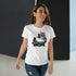 Lustige fette faule Katze mit Mittelfinger - NOPE keine Lust - Frauen T-Shirt