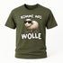 Schaf Schäfer Schafhirte Komme was Wolle Lustiges Witziges T-Shirt