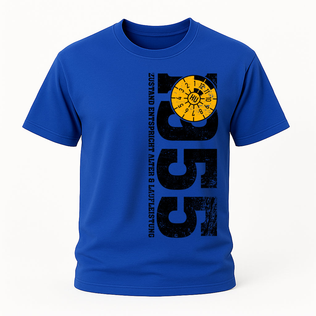70. Geburtstag 1955 Zustand entspricht Alter und Laufleistung TÜV Lustiges Mechaniker Geschenk T-Shirt