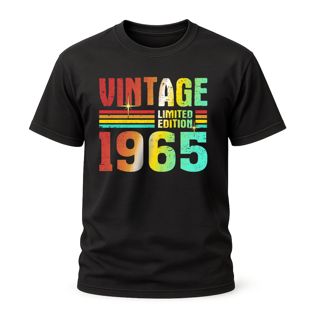 60. Geburtstag Vintage Retro Limited Edition Geboren 1965 Geschenk T-Shirt