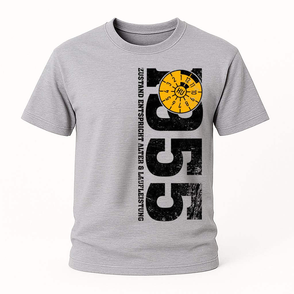 70. Geburtstag 1955 Zustand entspricht Alter und Laufleistung TÜV Lustiges Mechaniker Geschenk T-Shirt
