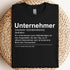 Unternehmer Definition Shirt - Finanzamt Bit*ch - für Selbständige - Lustiges Männer T-Shirt