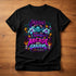 Arcade des Grauens T-Shirt – Retro Horror Gamer Shirt mit Neon Design
