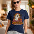 Komm auf die dunkle Seite Halloween T-Shirt mit Geist und Süßigkeiten Retro