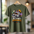 Retro Konsole T-Shirt Herren, Pixel Panik & Power-Ups, Halloween Gaming Shirt, Vintage Gamer Geschenk