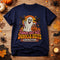 Komm auf die dunkle Seite Halloween T-Shirt mit Geist und Süßigkeiten Retro