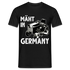 Gärtner Gartenfreunde Rasentraktor Mäht in Germany Lustiges T-Shirt - Schwarz