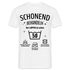 50. Geburtstag Schonend behandeln der Lappen ist schon 50 Geschenk Shirt - weiß