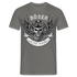 Biker Motorrad Totenkopf Böser Alter Mann T-Shirt - Graphit