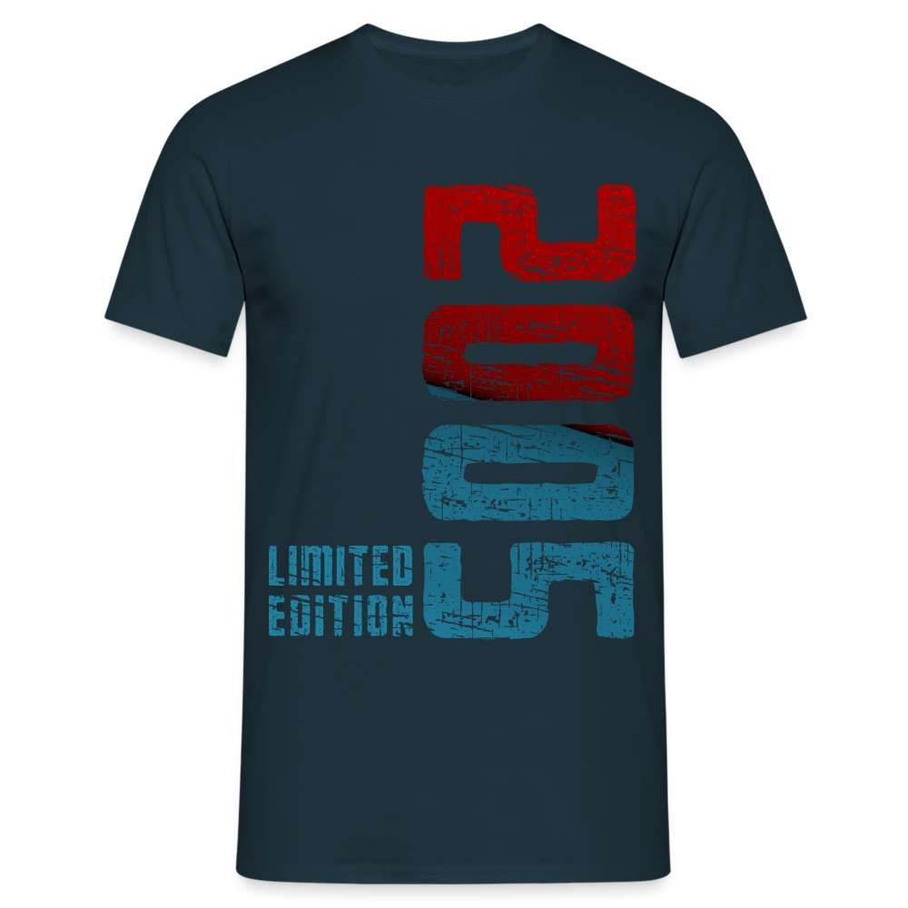 18. Geburtstag - Limited Edition - Geboren 2005 Geburtstags Geschenk T-Shirt - Navy