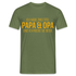 Papa und Opa - Habe 2 Titel - Papa und Opa und ich rocke sie beide T-Shirt - Militärgrün