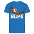 Lustiges Faultier - NOPE - Keine Lust - T-Shirt - Royalblau
