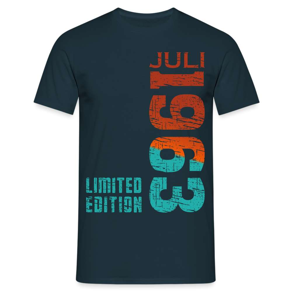 60. Geburtstag JULI 1963 Limited Edition Geburtstags Geschenk T-Shirt - Navy