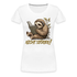 Faultier Buch Kopfhörer - Nicht stören Lustiges Frauen T-Shirt - weiß