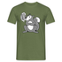 Lustiges Faules Eichhörnchen - NÖ - Keine Lust T-Shirt - Militärgrün