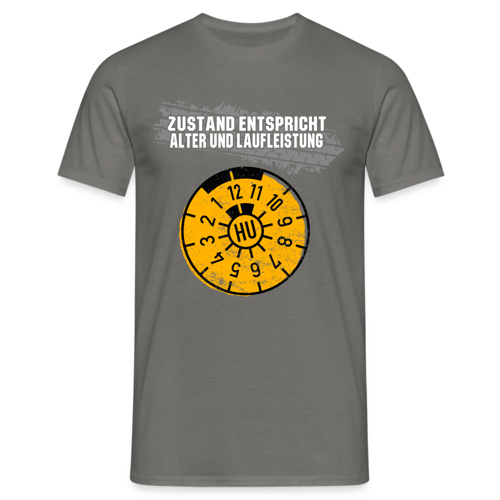 Mechaniker Shirt TÜV - Zustand entspricht Alter - Lustiges Geschenk T-Shirt - Graphit