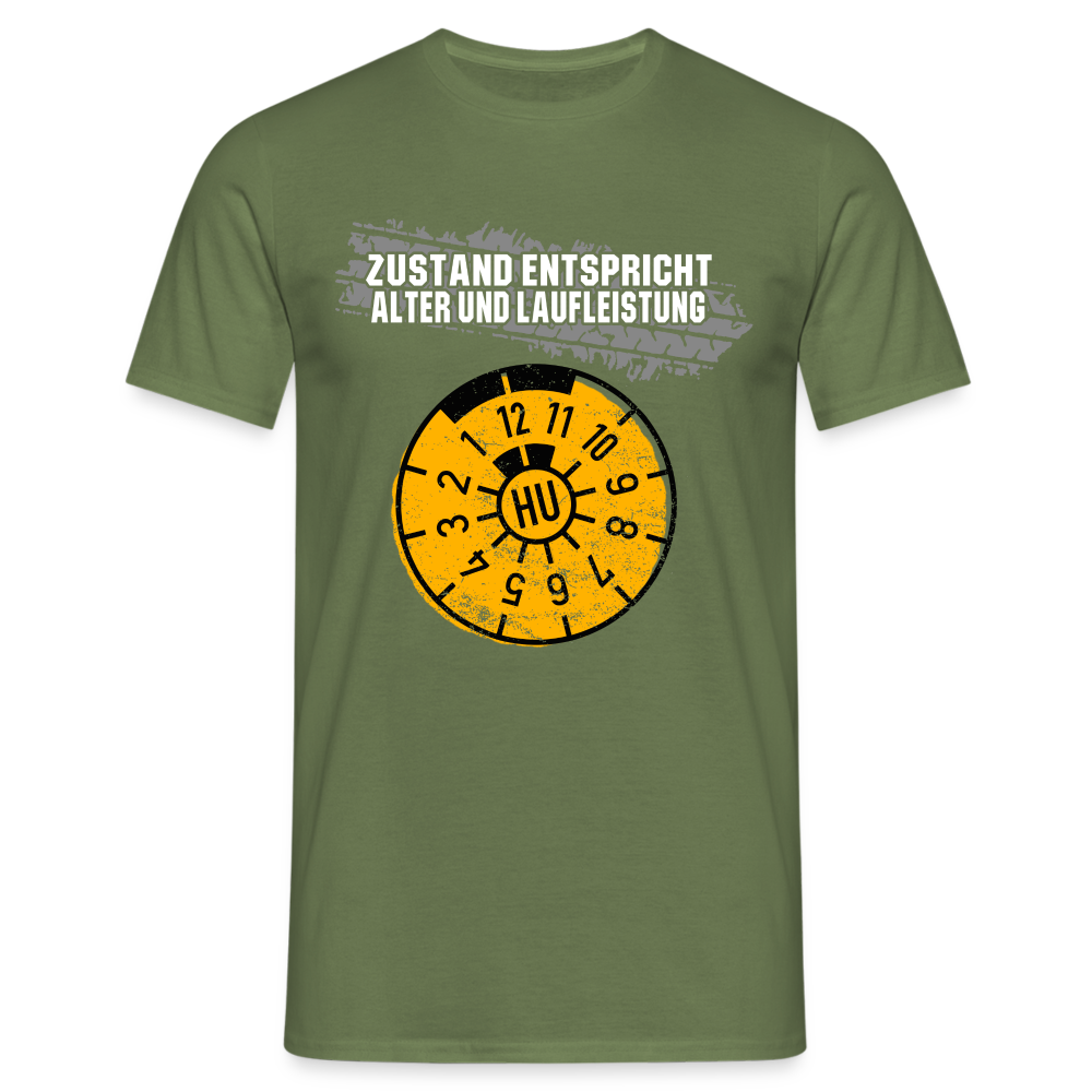 Mechaniker Shirt TÜV - Zustand entspricht Alter - Lustiges Geschenk T-Shirt - Militärgrün