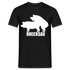 Lustig Schreine Bauern Shirt Drecksau Witziges T-Shirt - Schwarz