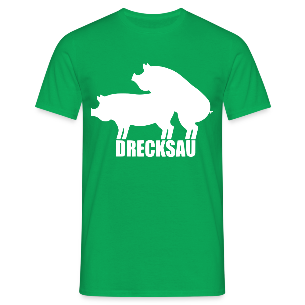 Lustig Schreine Bauern Shirt Drecksau Witziges T-Shirt - Kelly Green